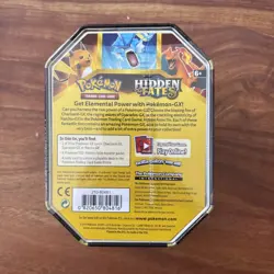 Pokemon Hidden Fates Tin Charizard GX Cover Card - Factory Sealed - Image 2