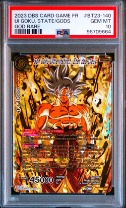 PSA 10 Dragon Ball Super Card Game Son Goku BT23-140 GDR God Rare French - Image 1
