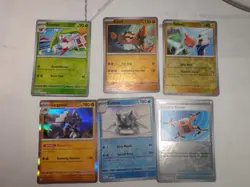 Lot of 6 Pokemon Modern Reverse Holo/ Holo Cards - Image 1