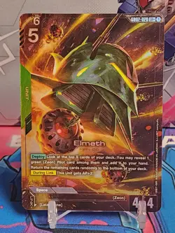 Elmeth (LR+) GD02-02 Gundam TCG Card Game - Dual Impact *English - Image 1