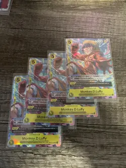 Monkey.D.Luffy (Illustration Box Vol3) OP07-109 One Piece Promotion Cards Foilx4 - Image 1