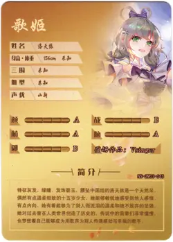 Goddess Story card - SR - Luo Tianyi - NS-2M03-045 - Vocaloid Waifu Foil - Image 4