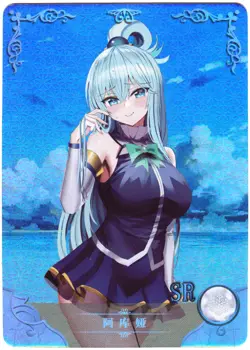 Goddess Story card - SR - Aqua - NS-2M03-038 - Konosuba Waifu Foil - Image 3