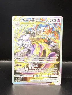 Pokemon TCG Mewtwo VSTAR Crown Zenith Holo Rare Card GG44/GG70 - Image 2