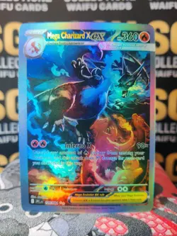 [CUSTOM Card] Mega Charizard X EX Holo Custom Made Card - Image 1