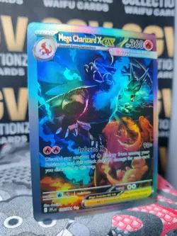 [CUSTOM Card] Mega Charizard X EX Holo Custom Made Card - Image 4
