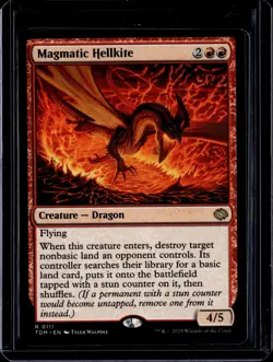 Magmatic Hellkite - 111 - TDM - NM - MTG Magic the Gathering - Image 1