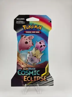 New Pokemon Sun & Moon - Cosmic Eclipse Sleeved Factory Sealed Booster Pack - NM - Image 1