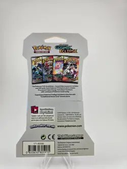 New Pokemon Sun & Moon - Cosmic Eclipse Sleeved Factory Sealed Booster Pack - NM - Image 2