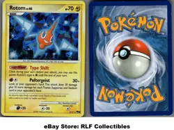 2009 Pokemon, Pop Series 9, #5/17 Rotom Lv. 46, Cracked Ice Holo Rare - Image 1