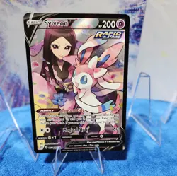 Pokemon TCG- Sylveon V # TG14/TG30 Full Art Ultra Rare SWSH Brilliant Stars - Image 1