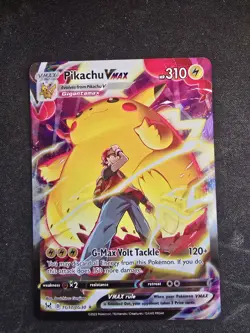 Pokemon TCG Pikachu VMAX TG17/TG30 NM Trainer Art Lost Origin - Image 1