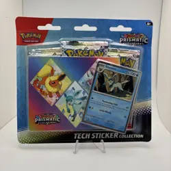 Pokemon TCG Scarlet Violet Prismatic Evolutions Tech Sticker Collection Glaceon - Image 1