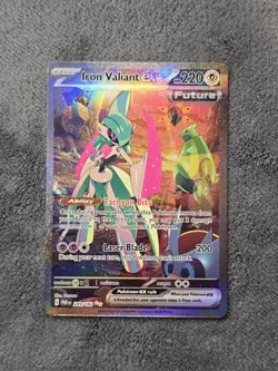 Iron Valiant ex 249/182 SIR SV: Paradox Rift Pokemon TCG NM - Image 1