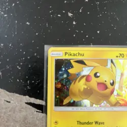 Pikachu SM76 Black Star Promo Cosmos Holo Pokemon Shining Legends - Image 2