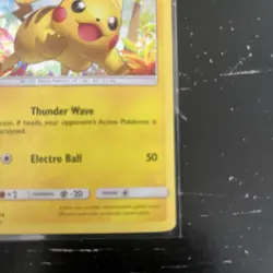 Pikachu SM76 Black Star Promo Cosmos Holo Pokemon Shining Legends - Image 4