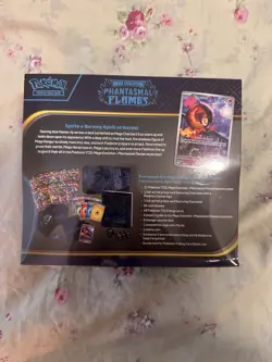 Phantasmal Flames Pokemon Center Exclusive ETB Elite Trainer Box Factory Sealed - Image 2