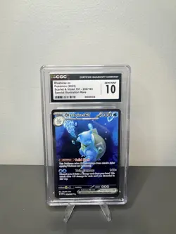 Pokemon Blastoise ex 200/165 Sv: Scarlet & Violet 151 Holo CGC 10 - Image 1