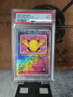 2002 Pokemon Legendary Collection Drowzee Reverse Holo PSA 9 - Image 1