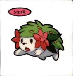 Pokemon Japanese Daiichi Pan Bread Seal Sticker Shaymin - Image 1