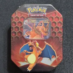 Pokemon Hidden Fates Tin Charizard GX Factory Sealed - Image 1