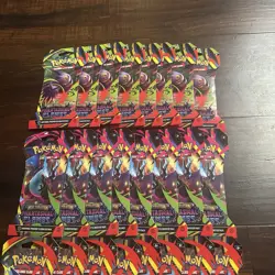 Pokemon Mega Evolution Phantasmal Flames Sleeved Booster Pack Lot Of 32 New - Image 2