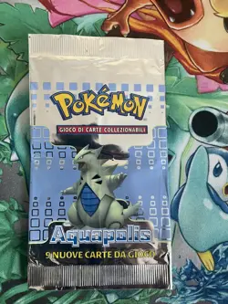 Pokemon Pacchetto Booster Pack Tyranitar Aquapolis Empty Vuoto WOTC Italiano - Image 1
