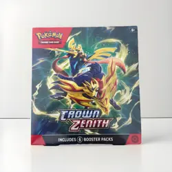 Pokemon TCG Crown Zenith Booster Bundle - 6 Pack 820650858963 - Image 1