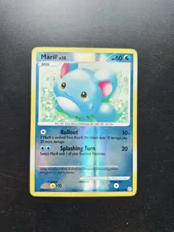 Marill Lv.12 Vintage Reverse Holo | EN | Diamond&Pearl 88/130 | GD+ | Pokemon - Image 1