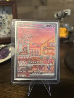 Mew ex SVP 053 Scarlet & Violet 151 Black Star UPC Promo Pokemon TCG NM - Image 1