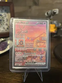 Mew ex SVP 053 Scarlet & Violet 151 Black Star UPC Promo Pokemon TCG NM - Image 2