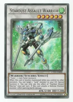 Stardust Assault Warrior - CT15-EN008 - Ultra Rare - Limited Edition - Yugioh - Image 1