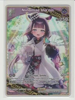 Ninomae Ina'nis - Double Rare Hololive Card hBP02-064 RR - Image 1