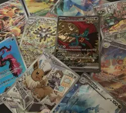 200x Pokemon Card Lot SAR AR CHR SR Only Holo Rare Glitter Collection - Image 2