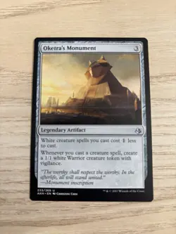 OKETRA'S MONUMENT AKH 233 Amonkhet MTG NM Magic Card English - Image 1