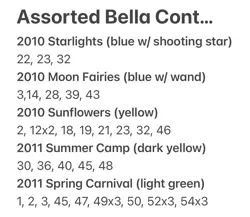 Bella Sara Lot - 113 Cards Albums And Tickets With Tattoos. - Image 3