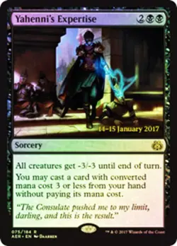 Yahenni's Expertise - Foil - Prerelease Promo - Prerelease Cards #075/184 MTG Ma - Image 1