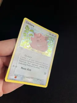 Clefairy 59/112 EXC Reverse Holo Rare Pokemon Cards Vintage - Image 5