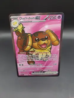 Dachsbun EX 160/142 Holo Ultra Rare S&V Stellar Crown Pokemon Card - Image 1