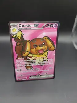Dachsbun EX 160/142 Holo Ultra Rare S&V Stellar Crown Pokemon Card - Image 2