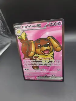Dachsbun EX 160/142 Holo Ultra Rare S&V Stellar Crown Pokemon Card - Image 3