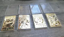 BK Pokemon 23K Gold Plated Card Set Of 4 - POLIWHIRL, TOGEPI, MEWTWO, JIGGLYPUFF - Image 1