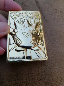 BK Pokemon 23K Gold Plated Card Set Of 4 - POLIWHIRL, TOGEPI, MEWTWO, JIGGLYPUFF - Image 3