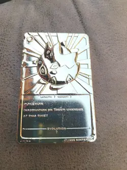 BK Pokemon 23K Gold Plated Card Set Of 4 - POLIWHIRL, TOGEPI, MEWTWO, JIGGLYPUFF - Image 4