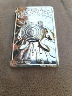 BK Pokemon 23K Gold Plated Card Set Of 4 - POLIWHIRL, TOGEPI, MEWTWO, JIGGLYPUFF - Image 5