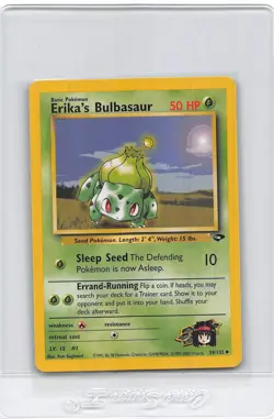 ERIKA'S BULBASAUR 39/132 - Gym Challenge - VINTAGE WOTC Pokemon Card - NM - Image 1