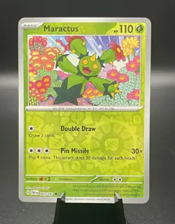 Maractus [Reverse Holo] 003/091 PAF Paldean Fates Pokemon Card - Image 1