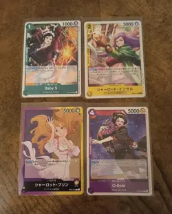 Baby 5, O-Robi + Two Japanese Cards One Piece - Image 1