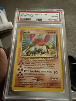 Pokemon TCG Neo Revelation Ho-Oh 7/64 Holo Rare Card WOTC - Image 1