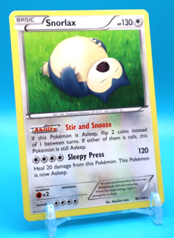 Snorlax 80/106 Flashfire Mint Pokemon Card - Image 1